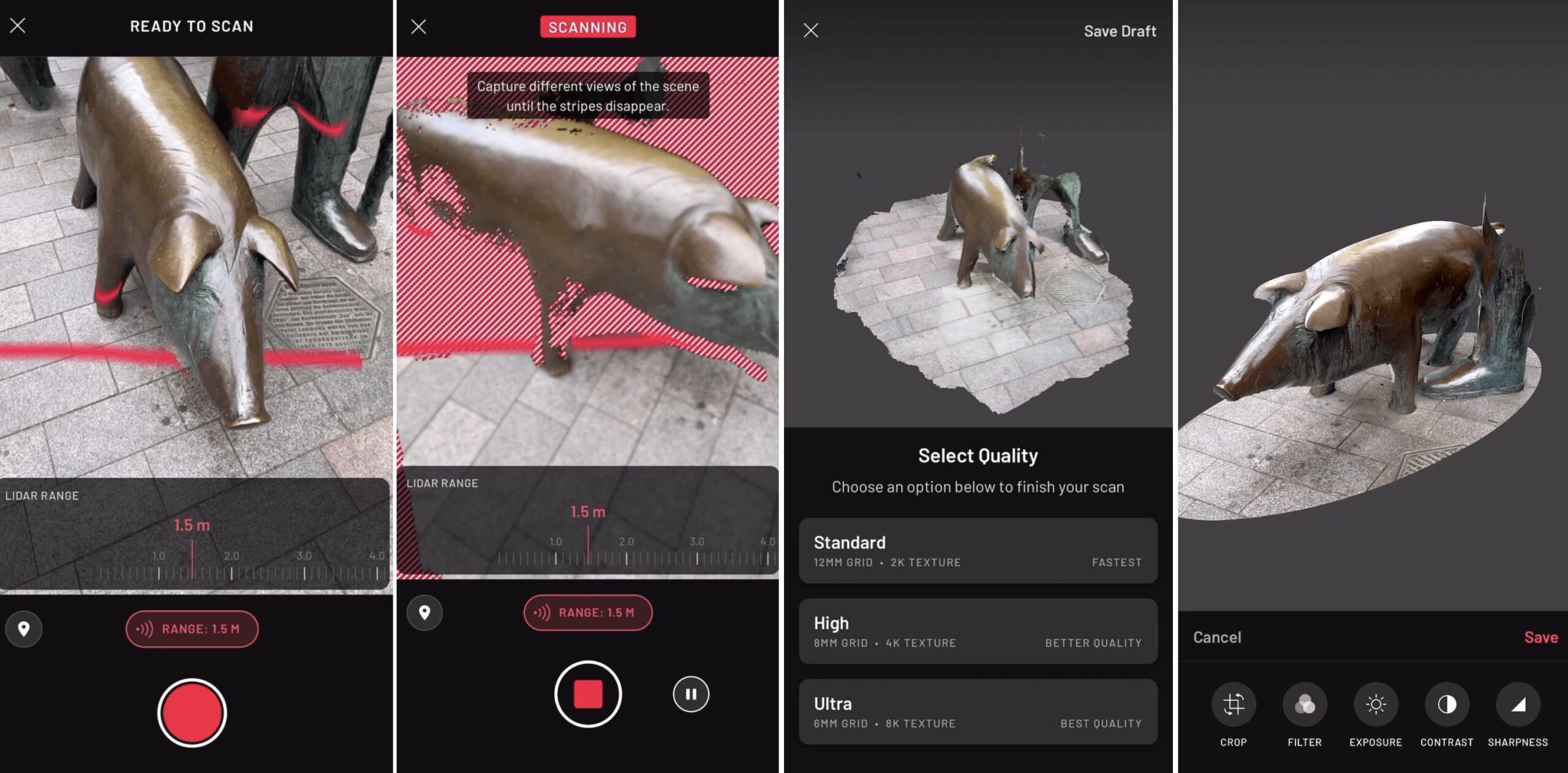 Het scannen van een object met LiDAR op je telefoon. De stappen.