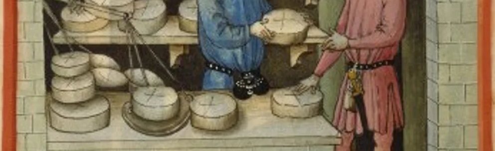 Riembeslag op miniatuur uit 1400-1425